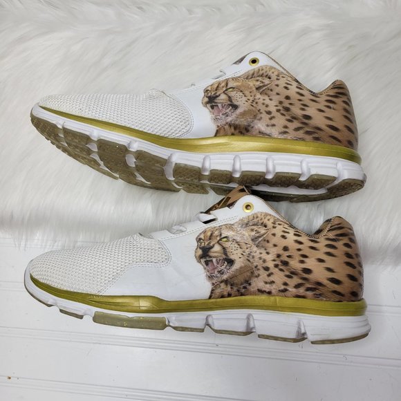 Adidas Adizero Gameday Pro Uncaged Shoes D70164 Men\'s Size 13.5 Cheetah Gold EUC main image 5
